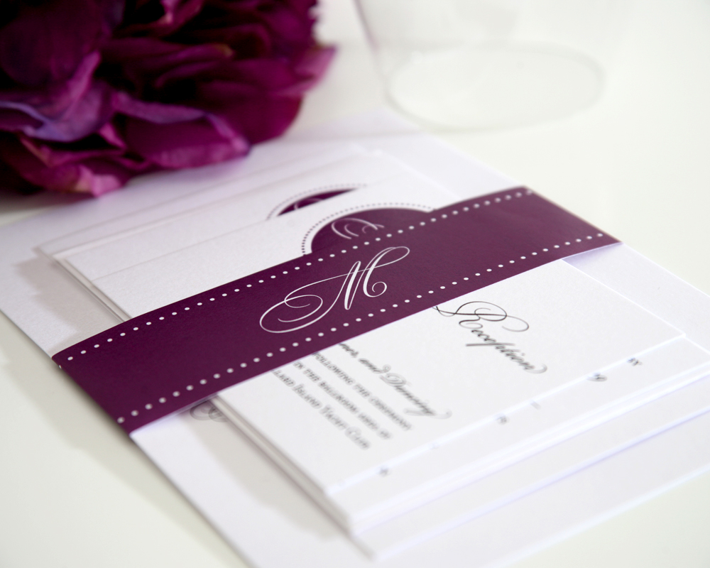 Laser cut wedding invitations